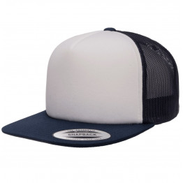 Кепка FlexFit 6005FW NO FOAM Trucker Navy/White/Navy
