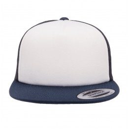 Кепка FlexFit 6005FW NO FOAM Trucker Navy/White/Navy