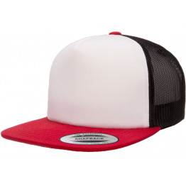 Кепка FlexFit 6005FW NO FOAM Trucker Red/White/Black